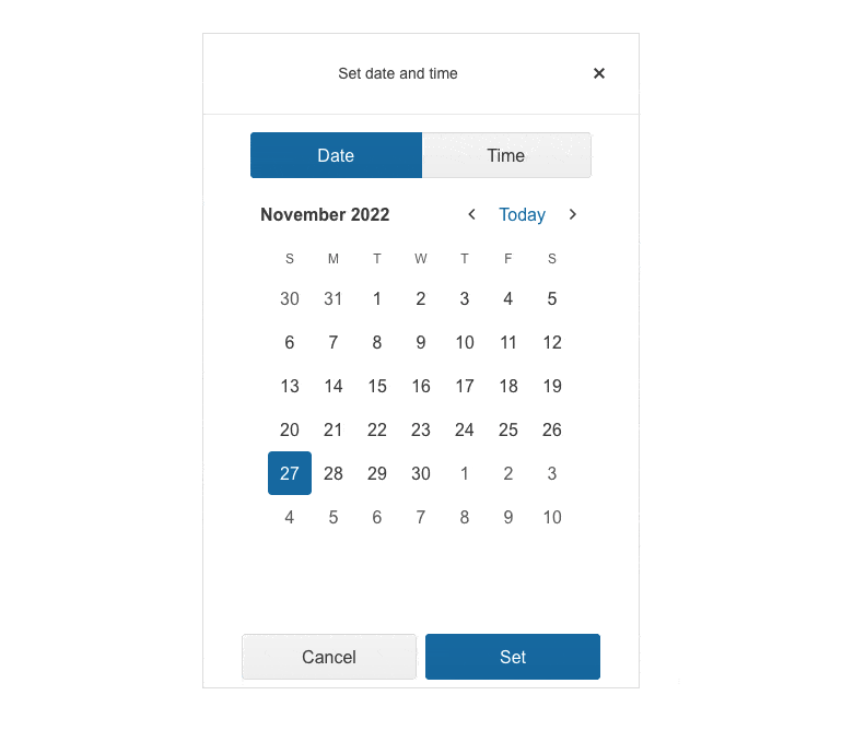 DateTimePicker Adaptive mode