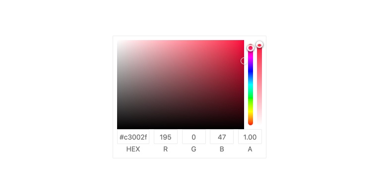 Kendo UI for Angular ColorGradient - Overview