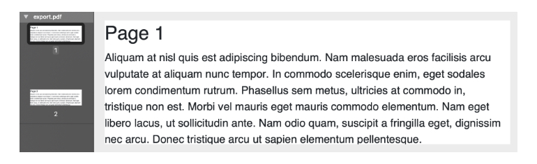 Kendo UI for Angular PDF Export - Multi-Page Content