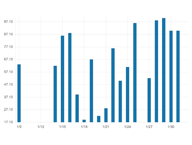 Bar chart panning and zooming