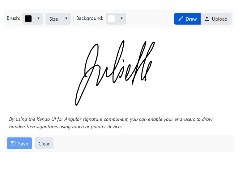 Signature Component